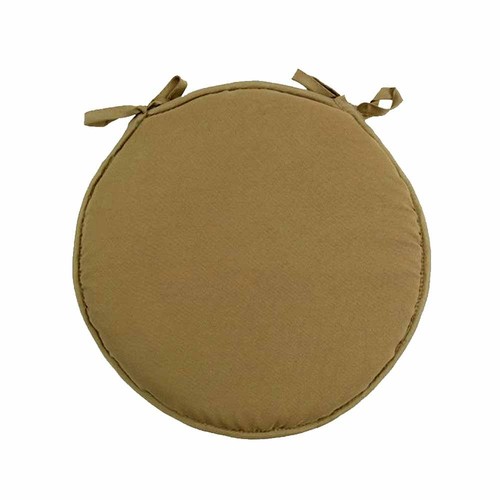 Coussin chaise rond uni - chaise,