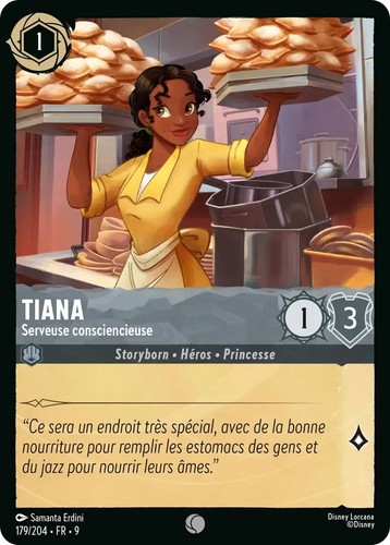 Tiana serveuse - tiana, - serveuse