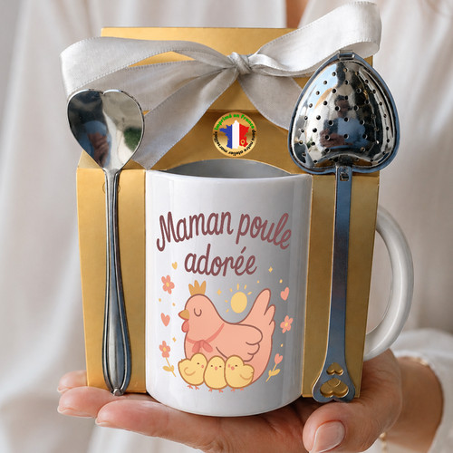 Coffret mug maman poule - maman,