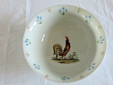 Saladier décor au coq