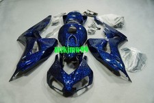Blue Forged Carbon Fiber Injection Fairing Kit For Honda CBR 1000 RR 2006 2007