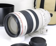 Canon EF [Near Mint] 100-400mm f/4.5-5.6 L IS USM Camera Lens With Hood Case