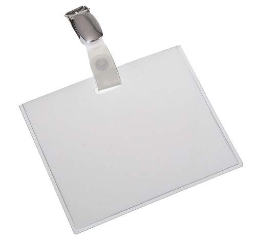 Porte badges avec - porte-badges, pince