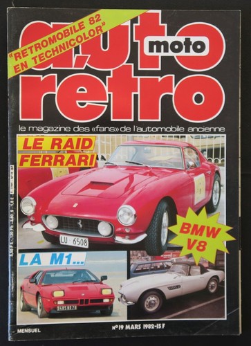 Revue auto retro 1982 - auto,
