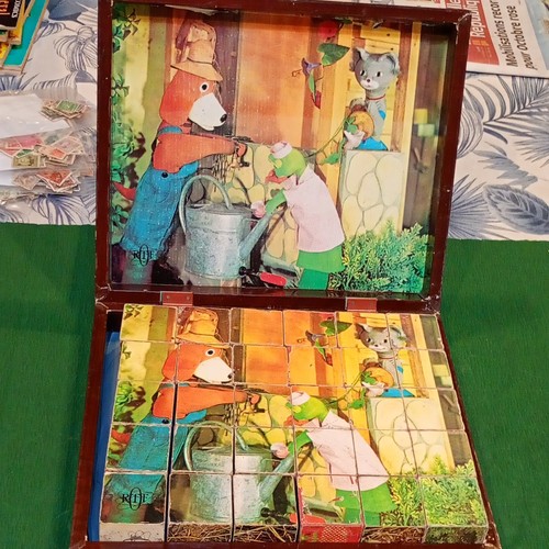 Puzzle cubes ancien maison - la,