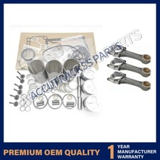 Overhaul Rebuild Kit+Connecting Rod for Kubota D662 Engine Tractor B1410 GB130