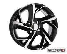 Jantes alliage Citroen R15 4x108 4x 15 pouces 6.5j ET25 noir diamant jantes P...