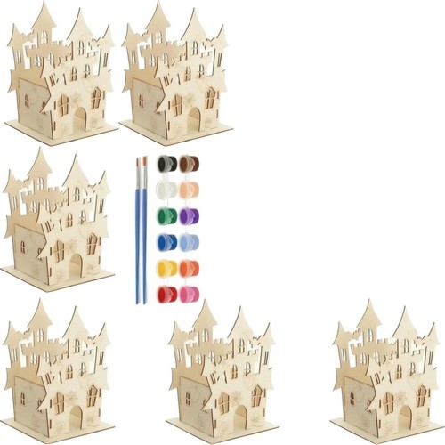 Pièces château bois à - 6,