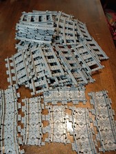 Lego Train Track Pieces Lot Of 30 Curve 19 Straight And Some Flexible....