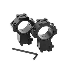 2 Anneaux de Lunette Haut Profil 30 mm/254 mm – Adaptateur de Montage de Lune...