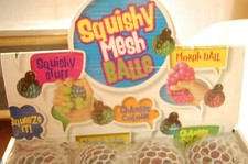 6 balles "squishy mesh ball"  balles magiques 