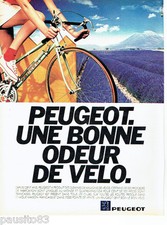 ADVERTISEMENT ADVERTISING 016 1981 Peugeot bicycles cycles
