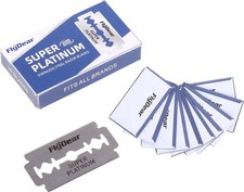 FLYDEAR - 10 LAMES DE RASOIR DE SURETÉ SUPER PLATINIUM