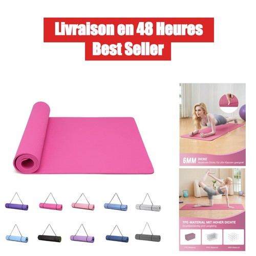 Tapis yoga tpe - de,