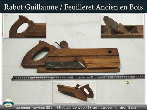Ancien rabot guillaume - rabot,