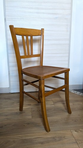 Chaise bistrot vintage - bistrot, bois