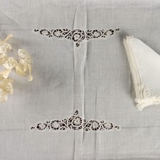 Nappe en Lin avec 18
