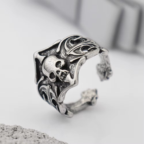 Bague homme tête - 💍, mort