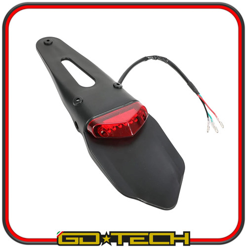 Porte numéro moto enduro feu - porte-numéro,