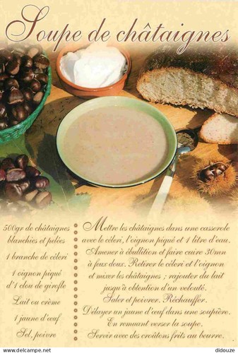 Carte postale recettes de - carte,