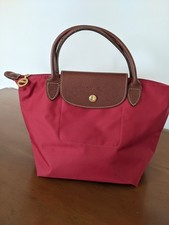 Sac Longchamp rouge brique le