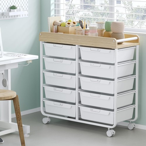 Plastic rolling storage unit - plastic,