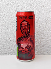 Empty 2025 Star Wars Coca-Cola Zero can - C3PO; 330 ml - Czechia/Slovakia BOTTOM