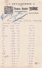 22 PLUMAUGAT boulangerie THOMAS BOUDET 1916 boulangerie