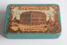 Boîte tôle lithographiée