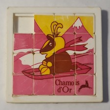 Taquin Publicitaire CHAMOIS d'OR (Luge) - Pousse-Pousse, Puzzle, Casse-tête