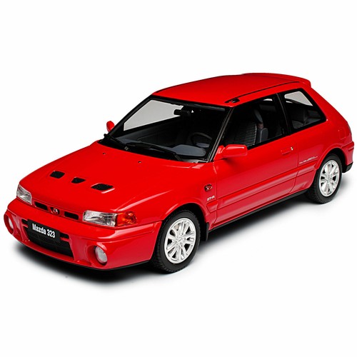 Mazda 323 gtr - mazda, red