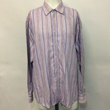 Parc 81 Men's XXL Long Sleeve Button Down Shirt Purple