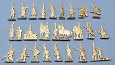 Tin Plates - Tin Figures: 24 French Hussars First Empire on Foot