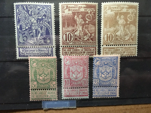 Belgique 1894 cob à - 1894/96, 68