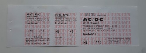 Ticket billet unused - ticket,