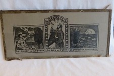Ancienne estampe triptyque St