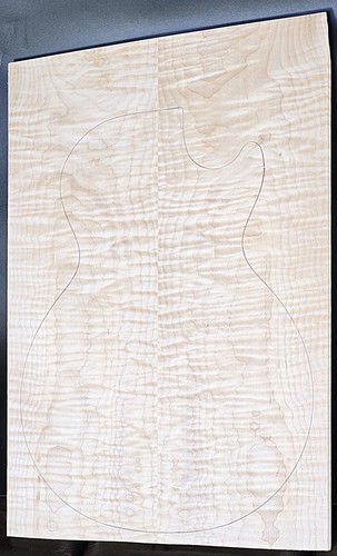 Figured curly maple - curly,
