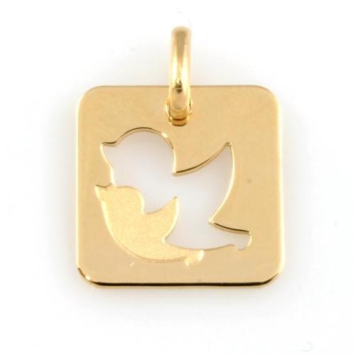 Pendentif médaille vie - médaille, en