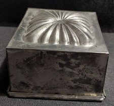 Antique Ice Mold White Iron Patisserie Early 20th Century