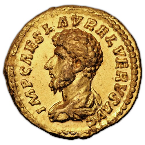 Monnaie romaine lucius - -, verus