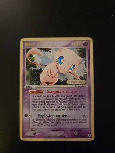 Carte pokemon mew - carte, logo