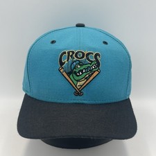 Vintage Cape Fear Crocs Fayetteville New Era MiLB Minor Baseball Hat Snapback