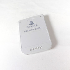 Carte Memoire Memory Card Sony Playstation PS1 PS One Officiel SCPH-1020 Grey 1