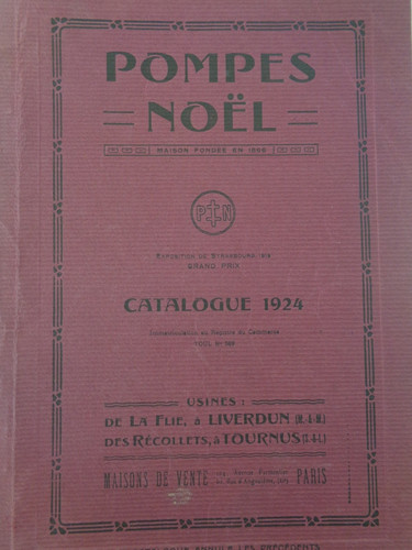 1924 superbe catalogue pompes - 1924,