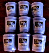 Yankee Candle, VOTIVS, Garden Hideaway Collection, Water Garden, Konvolut 9 St