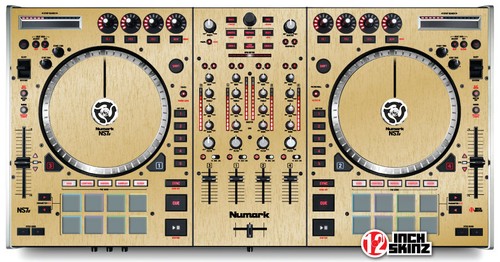 Numark ns7ii skin - numark, brushed