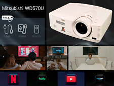 Mitsubishi WD570U DLP Projector 3500 Lumens Home Theater Full HD 3D Ready WXGA