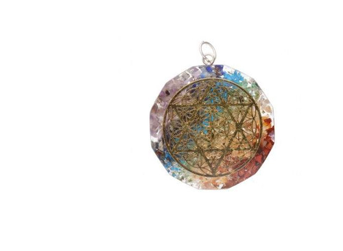 Orgonite pendentif fleur - orgonite,