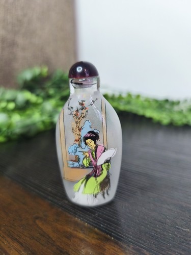 Flacon tabatiere chinois verre - chinois,
