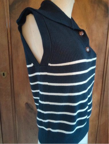 Pull marin sans manche - , maison